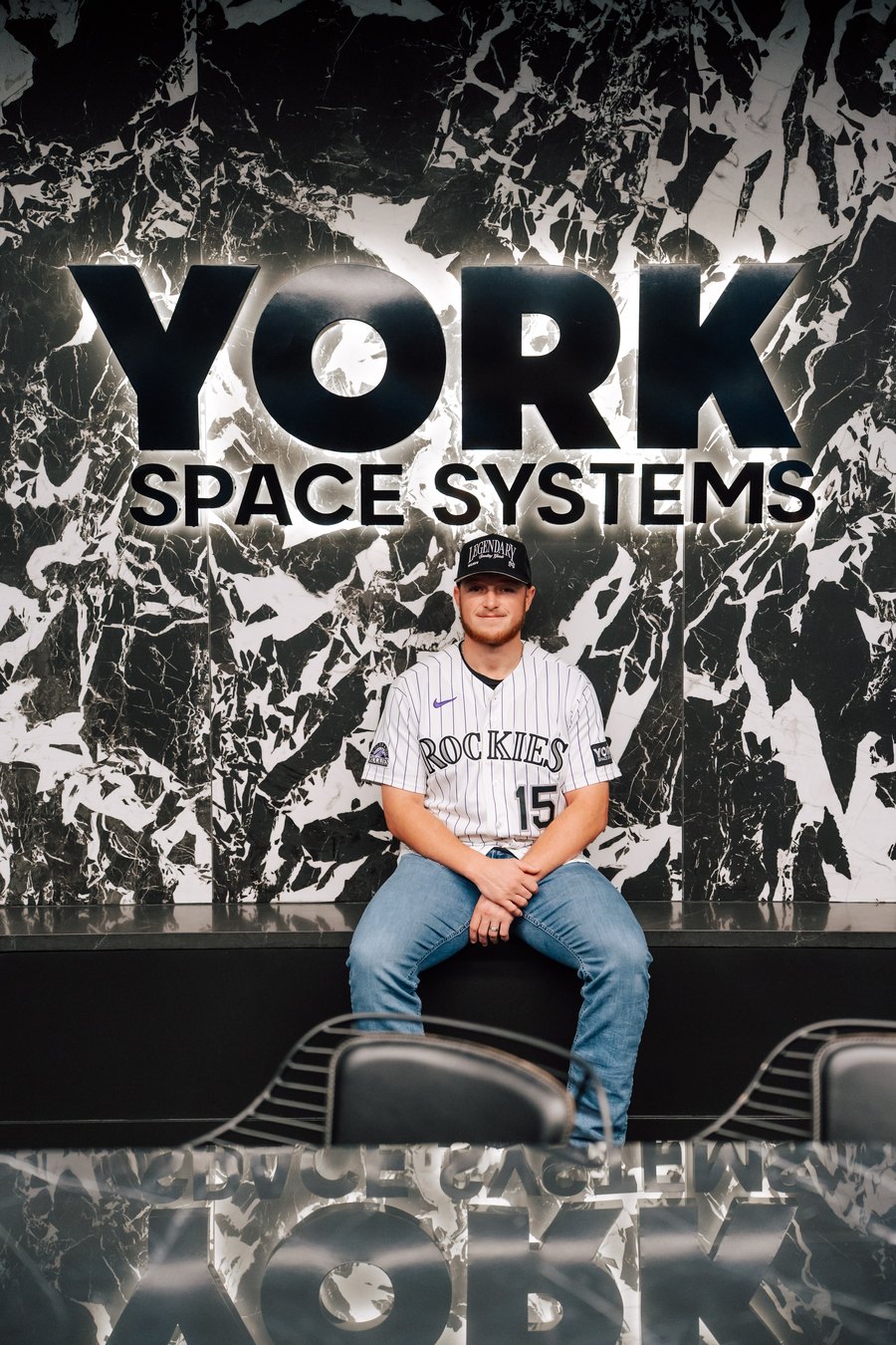 Hunter Goodman at York Space Systems headquarters